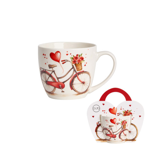 Šalica porcelan Bike 460ml 