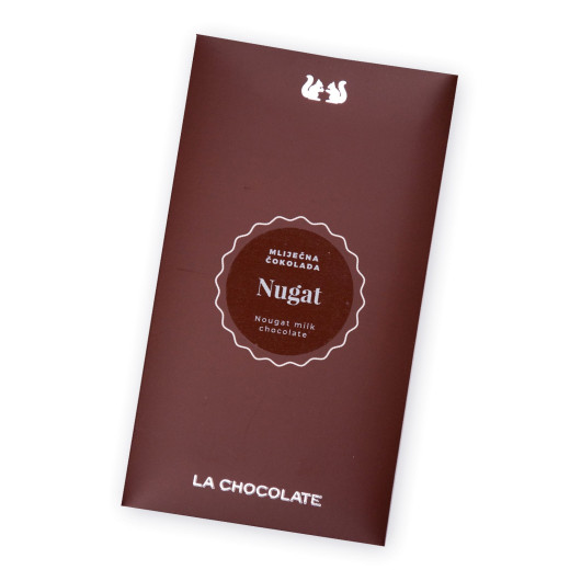 MLIJEČNA ČOKOLADA S OKUSOM NOUGATA