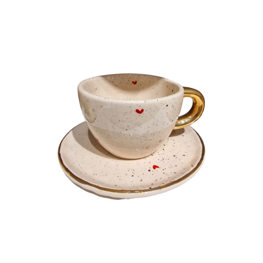 ŠALICA SRCA S TANJURIĆEM