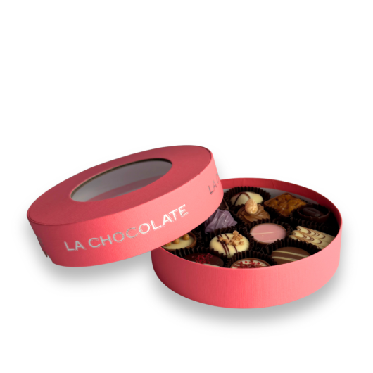 Bombonijera Classic otvorena  SREDNJA - 225g - Pink