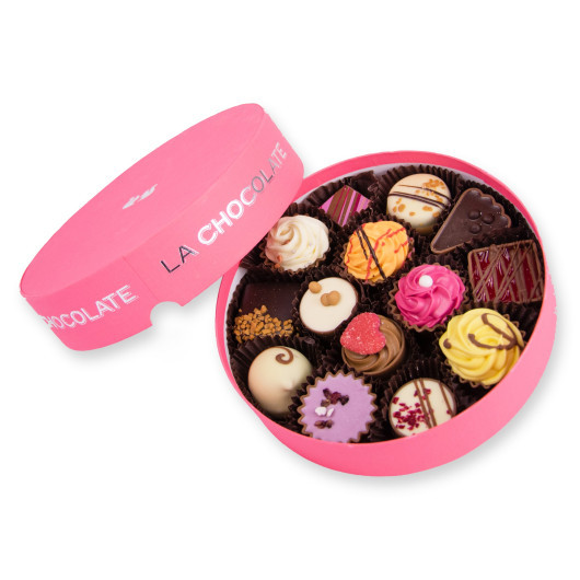 BOMBONIJERA CLASSIC SREDNJA - 225 g - Pink