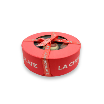 Bombonijera CUPCAKES roza otvorena125g